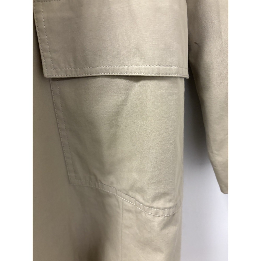 NWT Banana Republic Lightweight Khaki Trench Coat Sz XS Fits A Small - Picture 4 of 9